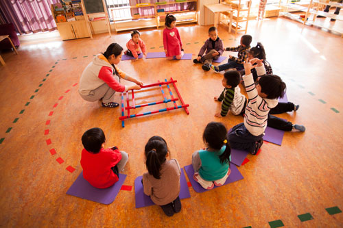 东营成长故事幼儿园教学活动中